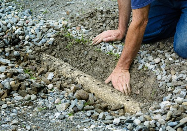 French Ditch Installation in Petaluma