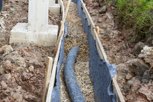 French Drain Installation in Petaluma